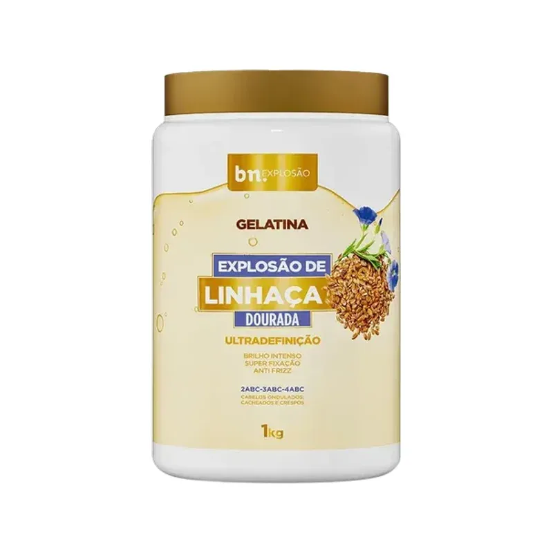 Gelatina Explosão de Linhaça 1kg Beleza Nat - Ikesaki
