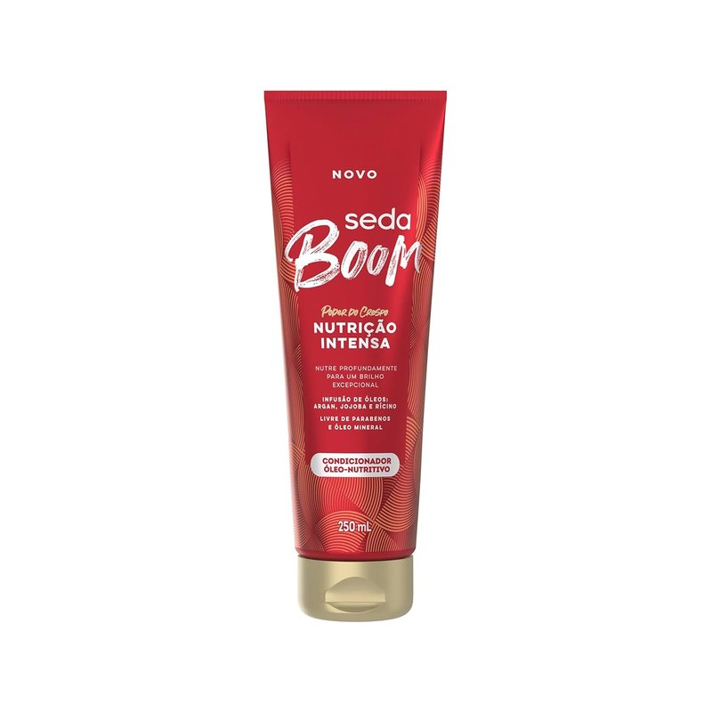 Condicionador Seda Boom Nutrição Intensa óleo-nutritivo Cabelos Crespos 250ml 1
